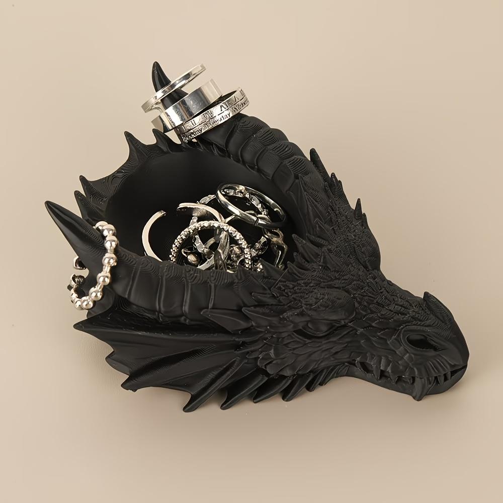 1PC Gothic Faucet Modeling Jewelry Storage Plate, Dark Tabletop Ornament, Ring Necklace Storage Plate