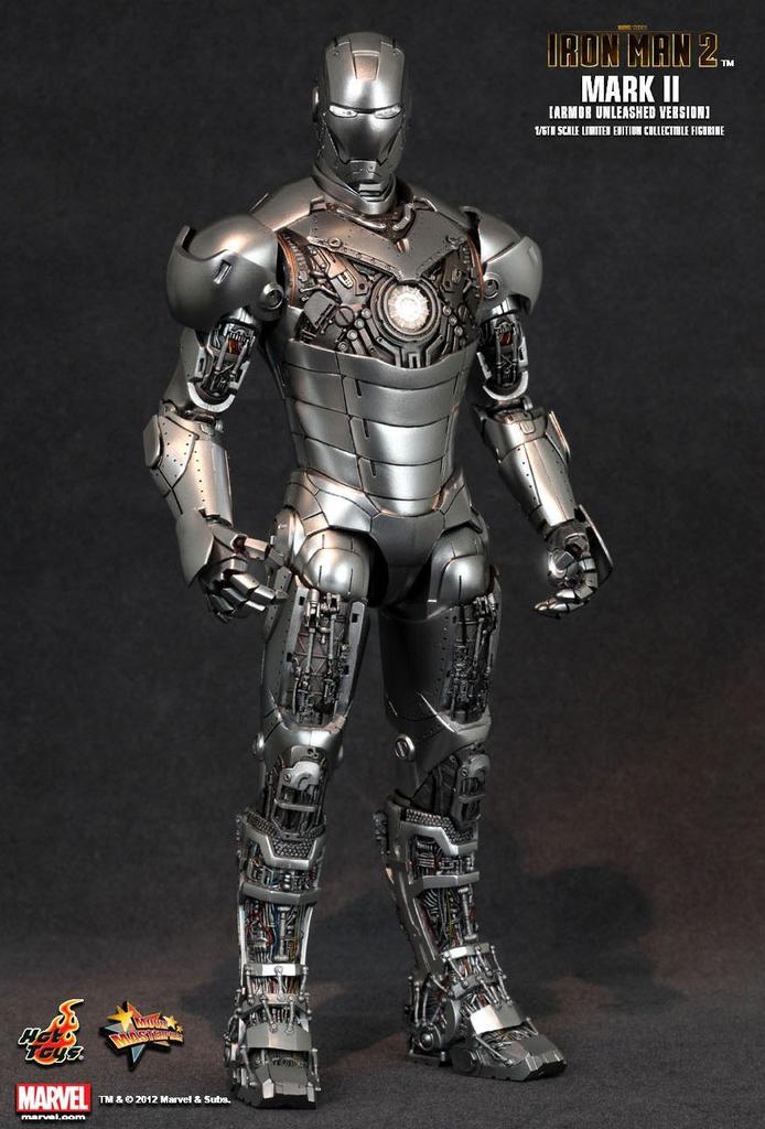 Movie Masterpiece Iron Man 2 Scale Figure Iron Man Mark II Unleashed 1/6 (Armor Version)