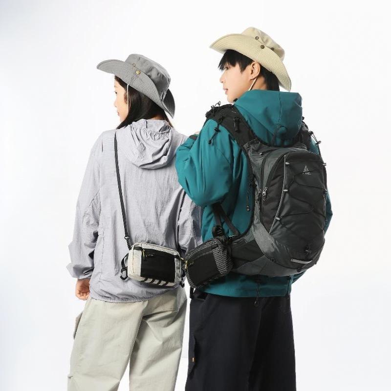 Ultralight Waterproof Fiber Waist Pack Multi-Pocket Outdoor Waist Bag For Running Cycling Camping Sling Bag Chest Bag