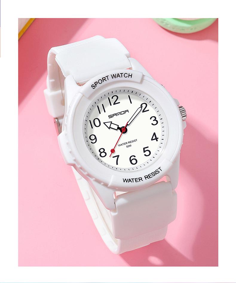 Multicolor Sanda 50M Waterproof Luminous Dial Sport Watch