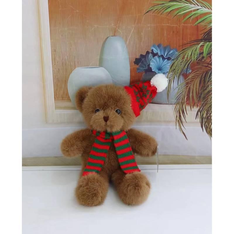 Bear Cute Teddy Stuffed Toy Christmas New Year Children Birthday Gift Holiday