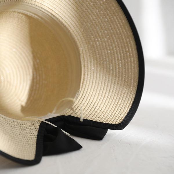 Frauen Sonnenhut Großen Bogen Breite Krempe Floppy Sommer Hüte für Frauen Strand Panama Stroh Hut Sonnenschutz Visier Femme kappe