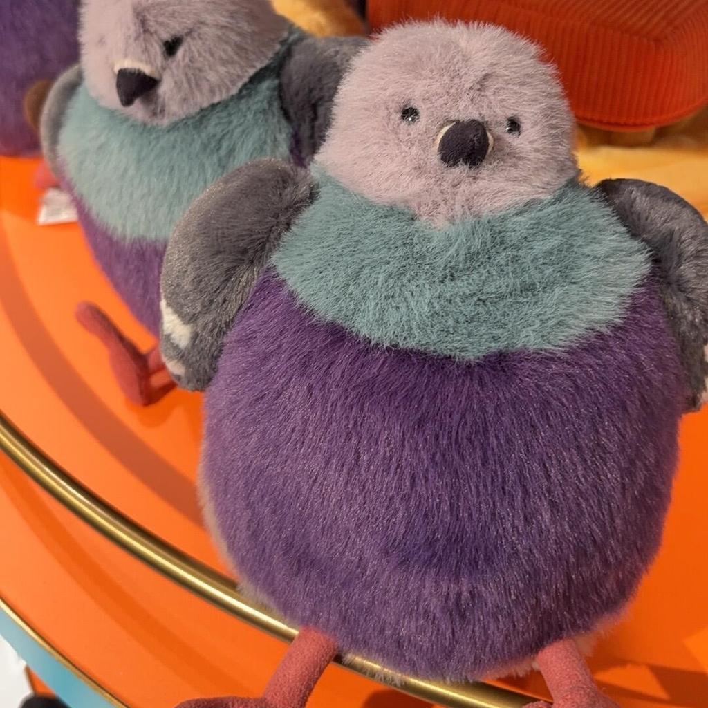 Kawaii Fat Pigeon Plush Toy Cartoon Cuddly Bird Doll Xmas Gift Doll Adorably Stuffed Animal Birthday Gifts Girl