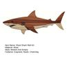 Rustic Wooden Shark Wall Decor Ocean Fish Wall Hanging Sculpture Coastal Beach Style Wall Art for Bedroom Living Room