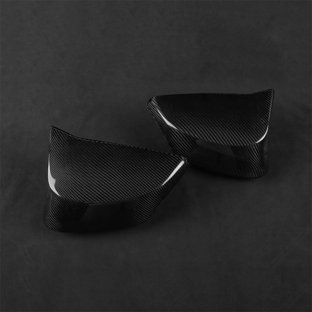 Real Carbon Fiber Side Mirror Cover Caps For Corvette C8 22-24