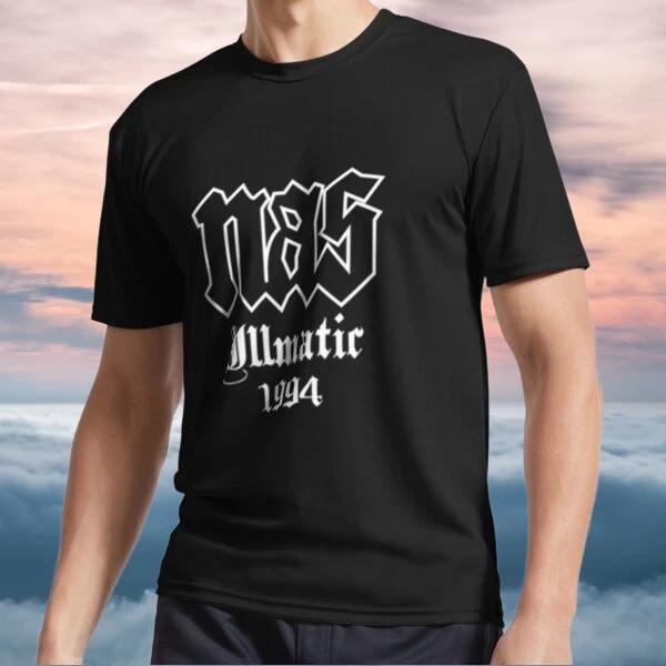 New Shirt NAS ILLMATIC 1994 Essential Logo TEE T-Shirt Funny Size S to 5XL