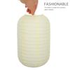 2Pcs Winter Melon Style Lanterns Japanese Paper Foldable Decorative Lantern for Outdoor Party Festival Wedding Decoration
