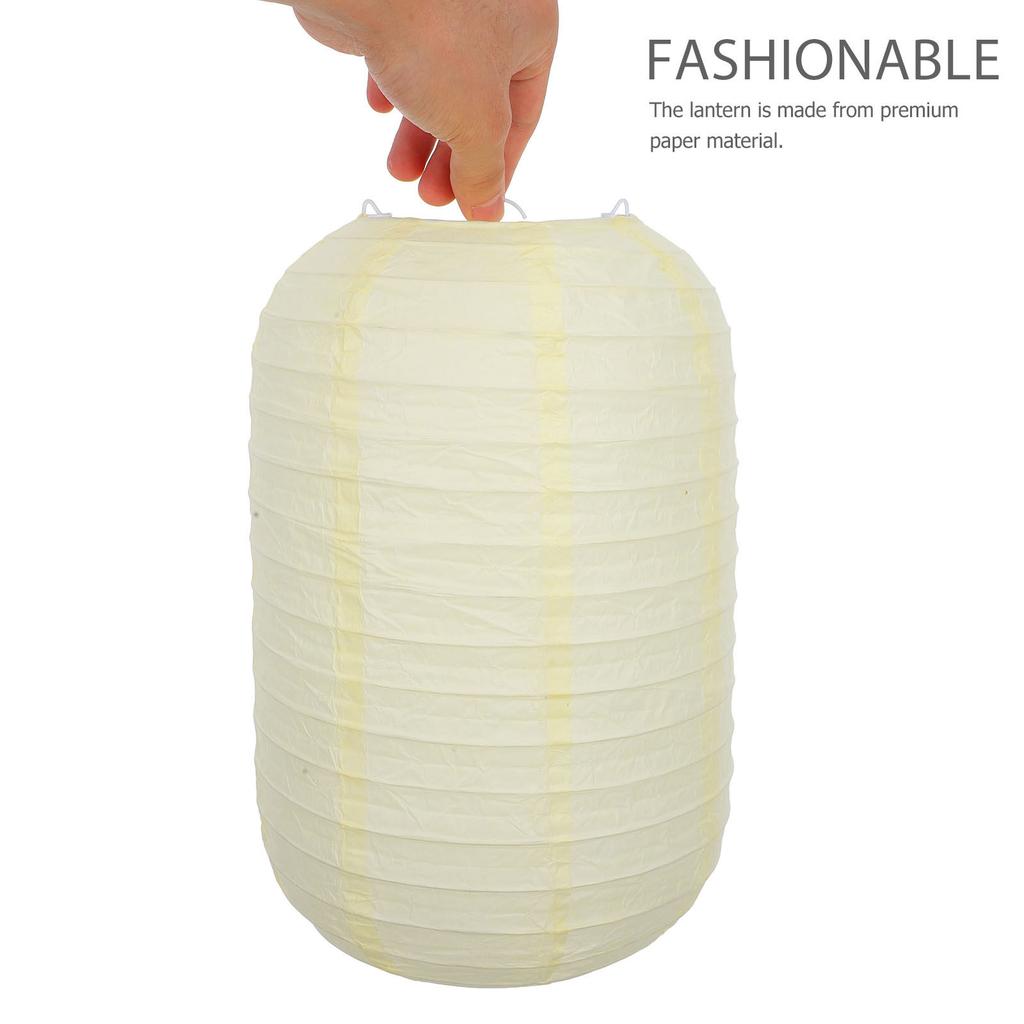 2Pcs Winter Melon Style Lanterns Japanese Paper Foldable Decorative Lantern for Outdoor Party Festival Wedding Decoration