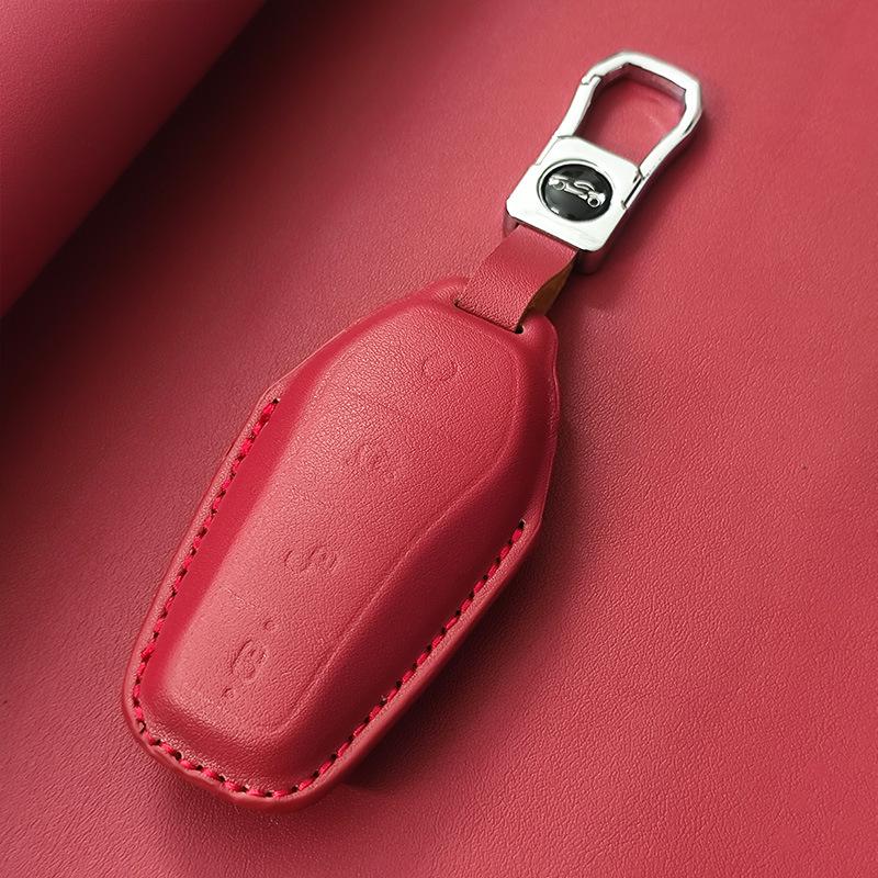 BYD Key Case for Qin PLUS, Tang DMI, Dolphin, Seagull, e2, Song Pro, Qin, Han EV, and e6 with Shell Buckle