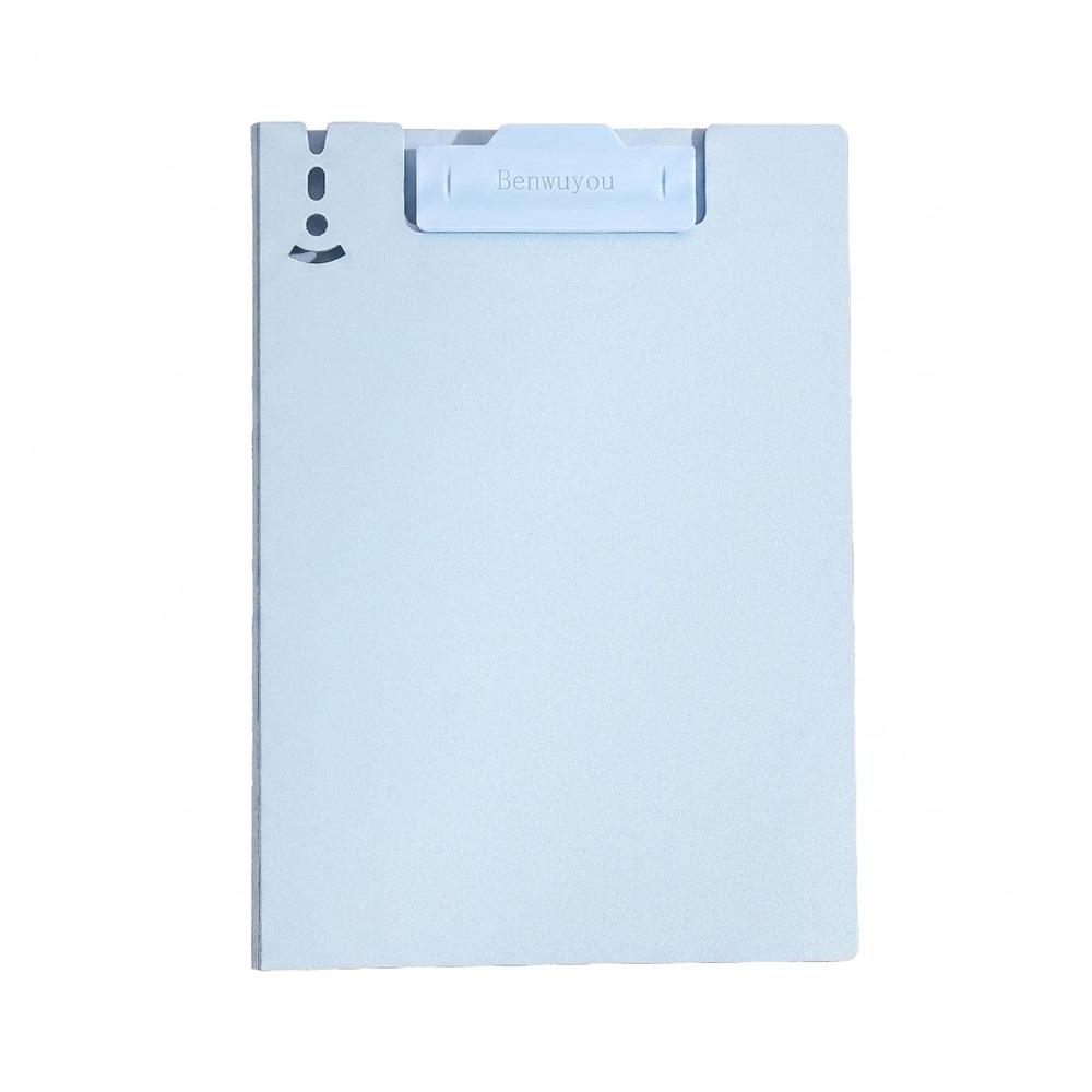 Multi-functional 2-in-1 Clipboard Vertical Waterproof File Folder Foldable Document Holder School Office синий