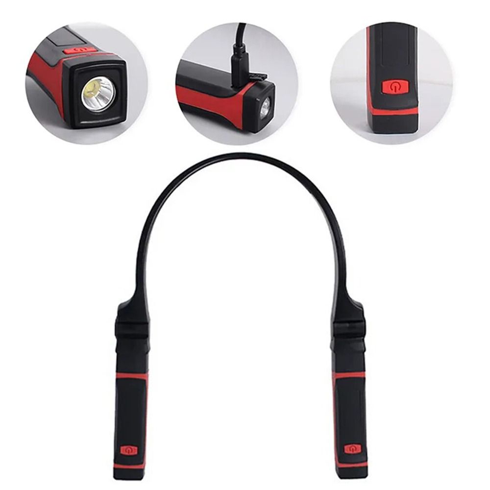 

Flexible Rechargeable Neck Light 2 Modes Book Reading Lamp Handsfree LED Neck Light Work Light