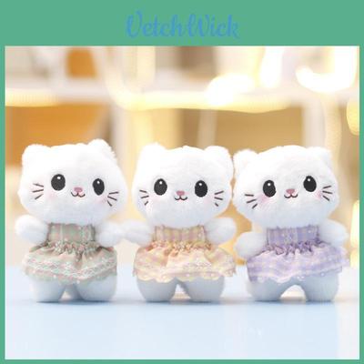 Adorable Plush Cat Figure With Soft Material For Bag Charm And Key Holder