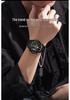 Sanda Men's Waterproof Quartz Watch with Steel Band and Calendar - Korean Edition