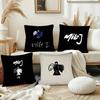 Singer Milo J Pillow Case Fashion Square Pillowcase Bedroom Sofa Room Ins Decoration Leisure