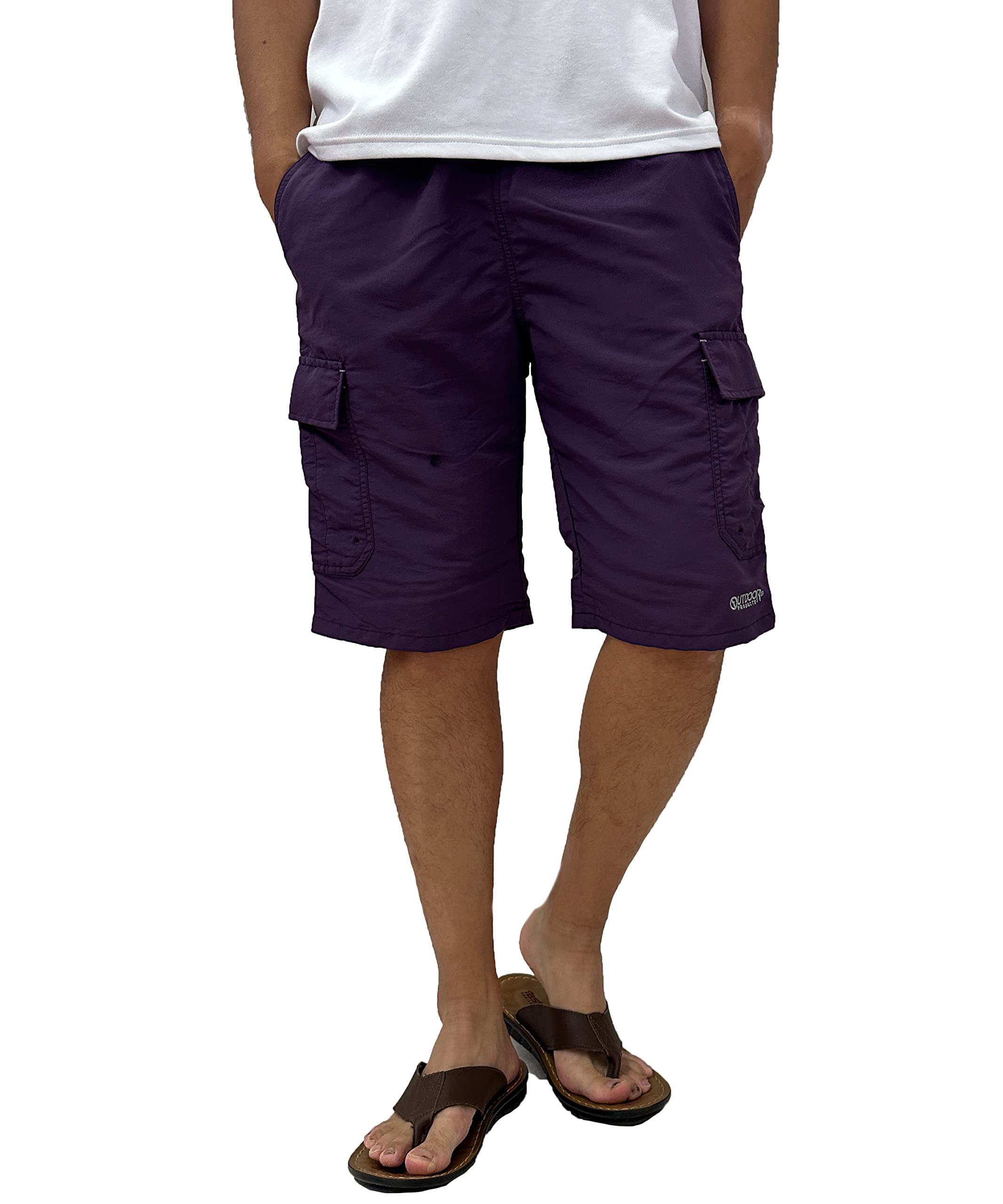 

Мужские амфибийные нейлоновые шорты карго от Outdoor Products, размеры M, L и LL (Л, Фиолетовый)
