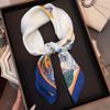 Silk Head Scarf Soft Neck Tie Fashion Square Scarf  Women Female
