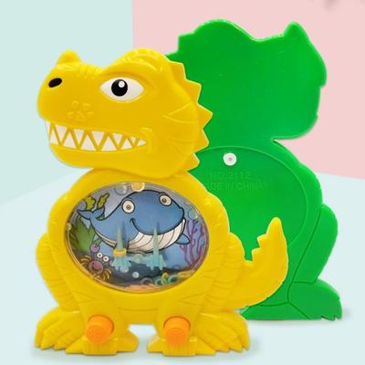El Dinozor Su Halkası Oyuncak Çocukluk Nostaljik Eller Göz Koordinasyonu Eğitici Dino Halka Toss Su Oyunu Erkek Kız Yenilik Hediye