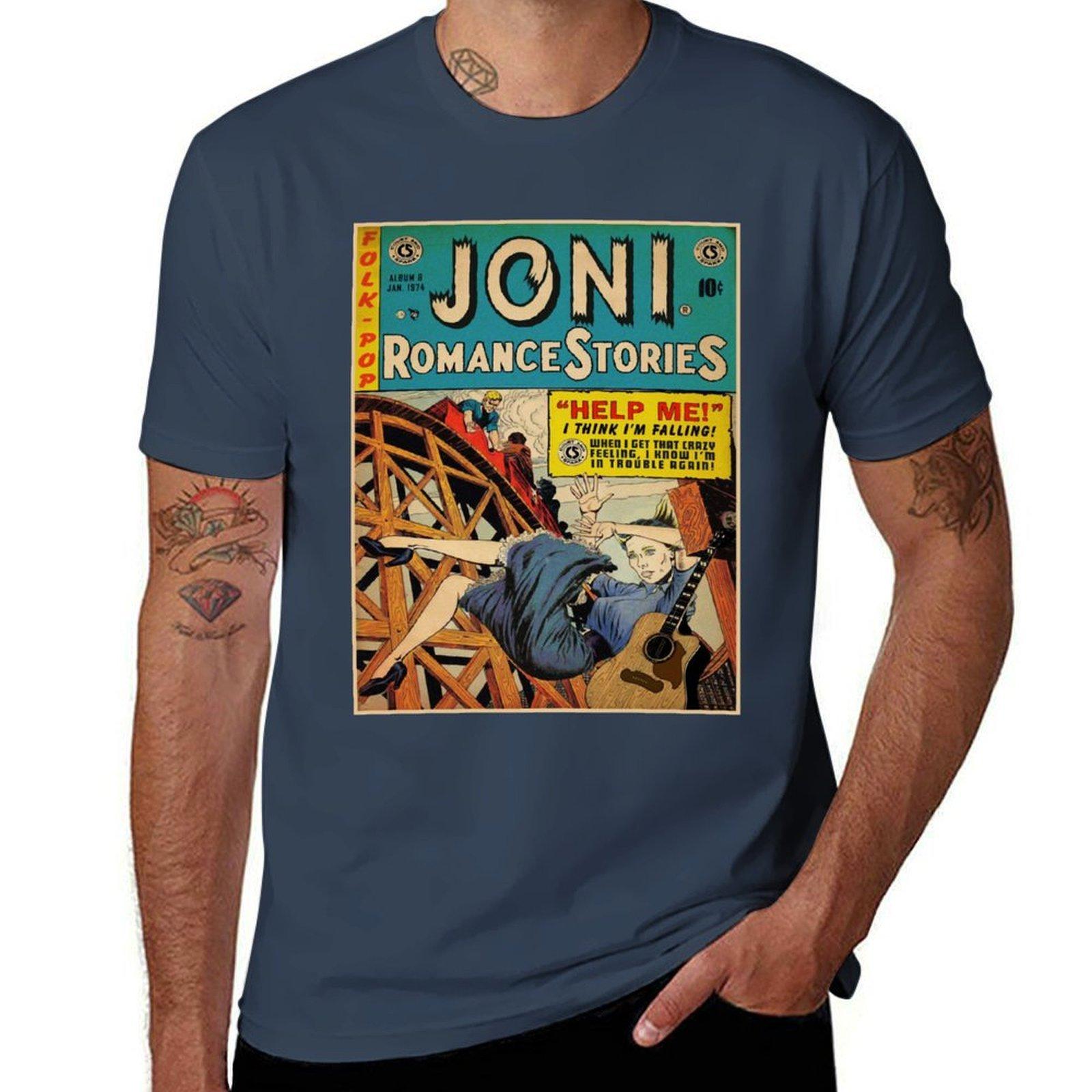 Music Vintage Joni Gift Fans Mitchell Print Best Women Men T-Shirt t shirt man plain T-Shirt S