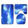 Star Toilet Three-Piece Floor Mat Bathroom Three-Piece Carpet Doormat