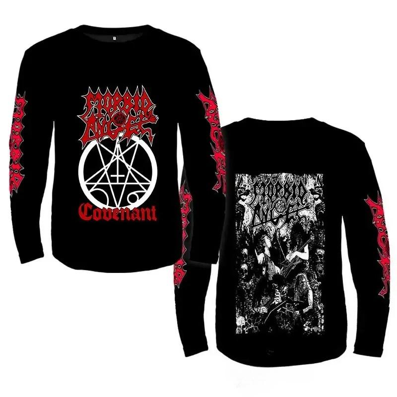 

Morbid Angel металева група чоловіча та жіноча 3D-друкована футболка з довгим рукавом вуличний ретро спортивний одяг Харадзюку чоловічий одяг S