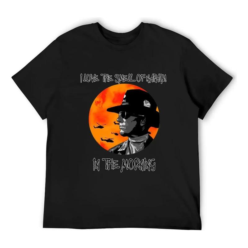 Camiseta Smell Of Napalm, Linda Blusa Estampada De Gran Tama S