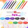 40 Pieces Spill Proof Paint Cups with Paint Brushes for Kids Paint Cups with Lids for Kids Toddler Painting Tools Brushes for Watercolor, Tempera,