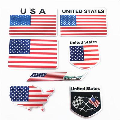 Araba Etiketi ABD Amerika Bayrağı Amblemi Ford Cadillac Dodge Ram Toyota Honda İçin