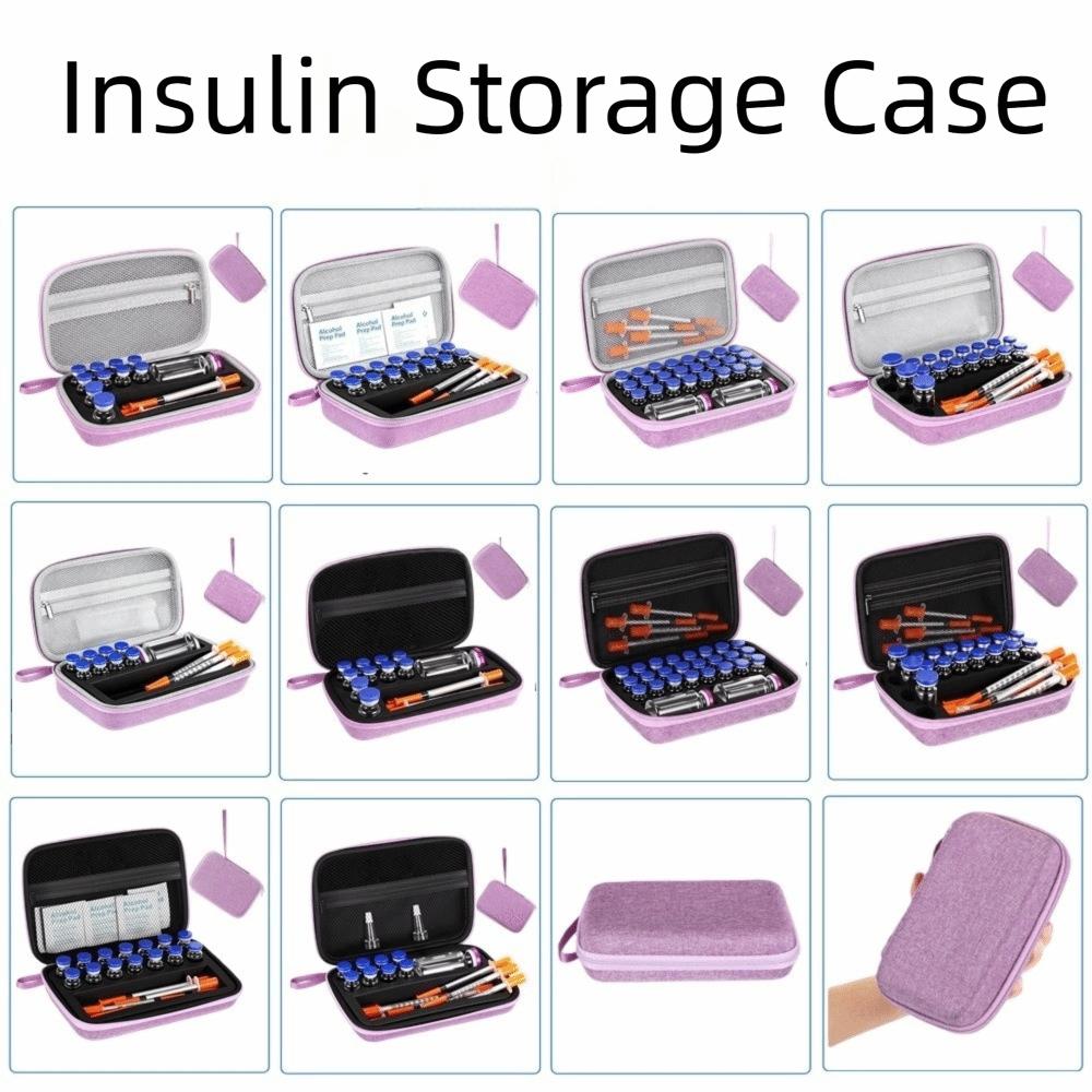 Waterproof Insulin Pen Protective Box Multiple Slots Peptide Storage Case Home Storage