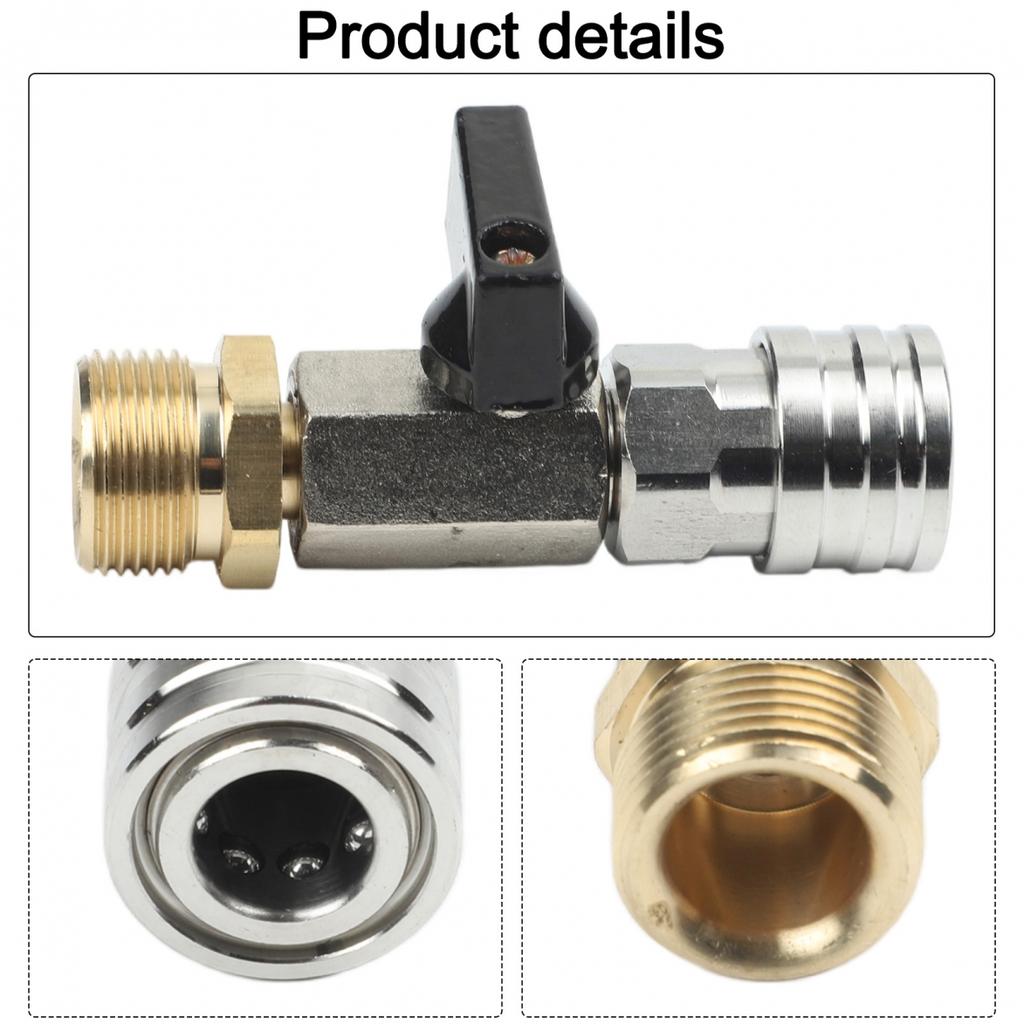 Ball Valve Hose Switch High Pressure Washer 4500 PSI Pressure Rating