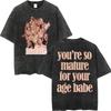 Hilary Duff The Lucky Me Tour  Vintage Washed Tshirt Fashion Aesthetic Short Sleeve Tshirts Men Women Casual Loose T Shirt