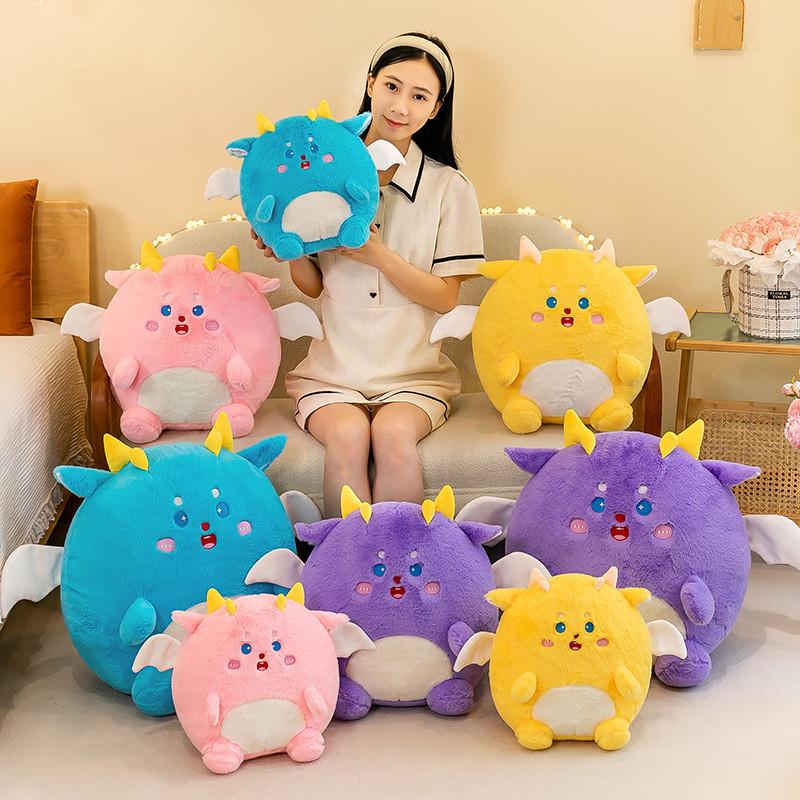 Adorable Plush Dragon Pillow Toy Soft Pp Cotton Cushion Perfect Birthday Gift For Girls