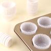 500/1000 st Chocalate Pappersformar Bakning Muffin Tårtkoppar Former Muffinspapper Vita Festbricka Form Fettavvisande Omslag Hållare