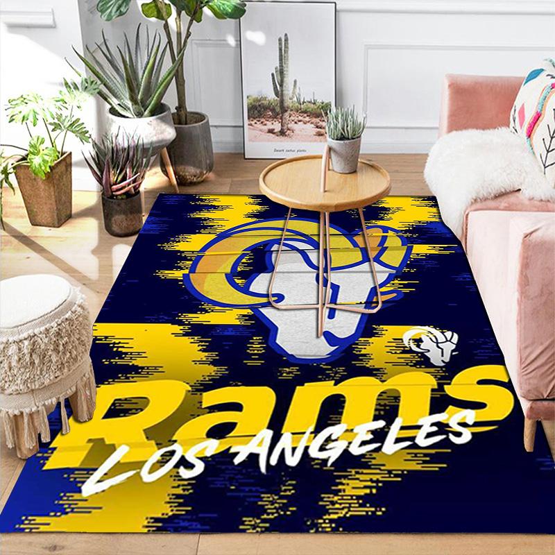 Los Angeles Rams Rug Floor Mat for Living Room or Bedroom Soft and Comfortable Carpet a Gift for Birthday and Holiday.NFF0928310