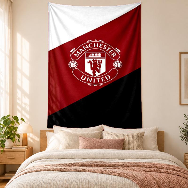 FC Manchester Tapestry highquality for decorating living room bedroom dorm walls ideal as bedroom wallart orholiday gift