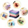 Wholesale 50pcs/Lot Small Organza Bag 9x12cm Moon Star Wedding Jewelry Packaging Bags Cute Drawstring Gift Bag Organza Pouches