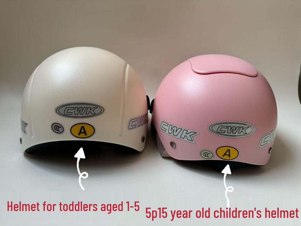 Children's Lightweight 3C Electric Vehicle Helmet: 1-15 Years - Cute, Sun-Protective, Anti-Fall, All-Season Design