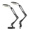 LED Desk Lamp 10W 3CCT Black with Magnifying Glass, Dimmer and Light Color Adjustment