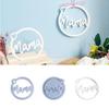 MAM Lettering Silicone Pendant Molds for Candle Soap Hanging Ornament Epoxy Resin Silicone Molds Gypsum Silicone Molds