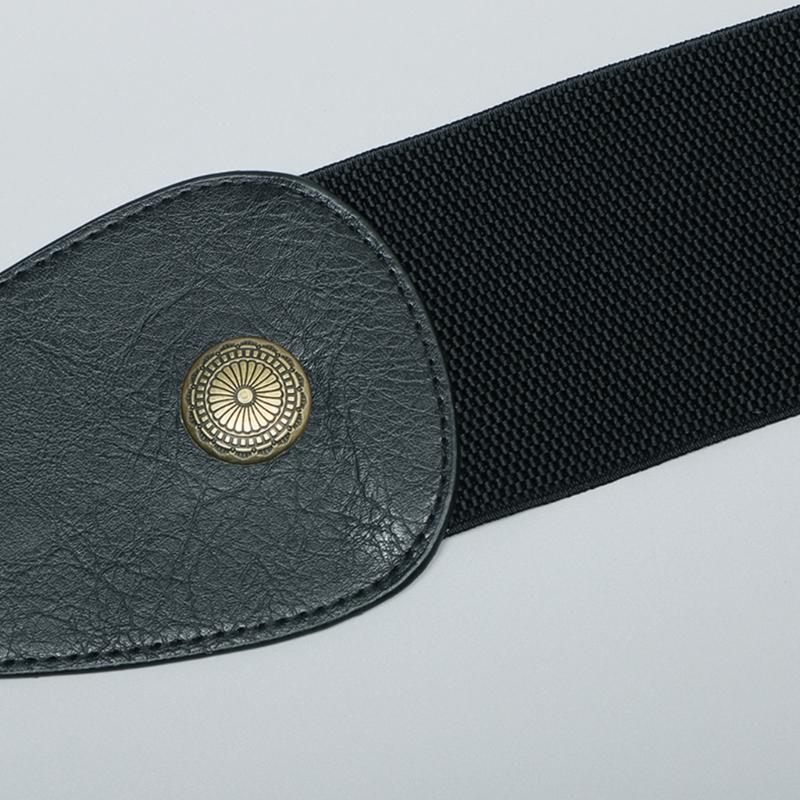 Erwachsener Elastischer Ösen-Design Taillengürtel Verstellbarer Übertriebener Persönlichkeits-Taillengürtel für Männer Jugendliche Mantel Jeans