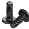 Large Black Flat Head Cross Machine Thread Screw Bolt (M3/M4/M5/M6)