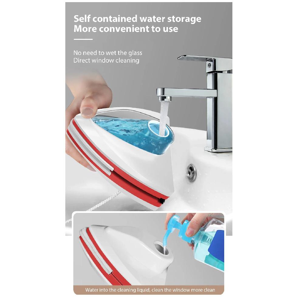 Magnetic Window Cleaner Double Glazing Magnetic Glass Balcony Window Cleaning Brush Automatic Double Side Wiper Surface Cleaner