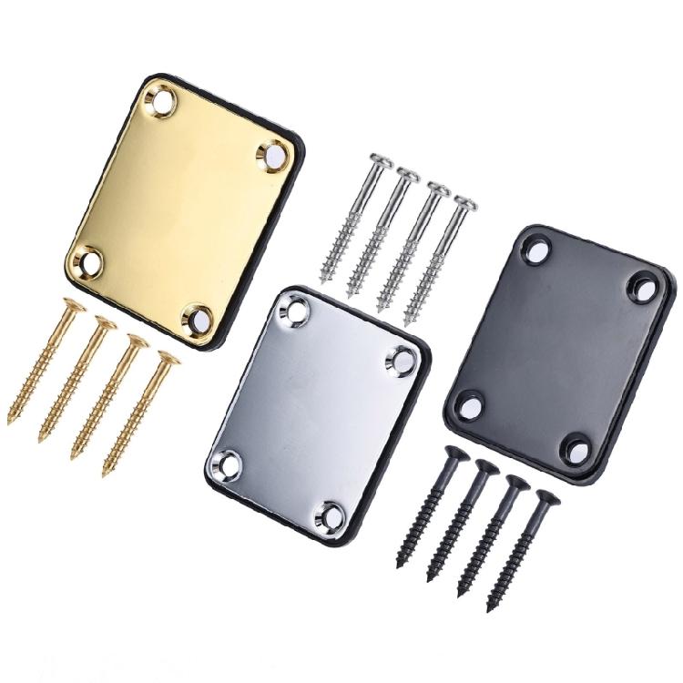 Electric Guitar Neck Plate With Mounting Screw Guitar Neck Joint Board Vintage Style Guitar Protector Easy to Install
