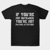 Asian Size Men Black Print T-shirt Funny No-Cut Print Cotton Tshirt