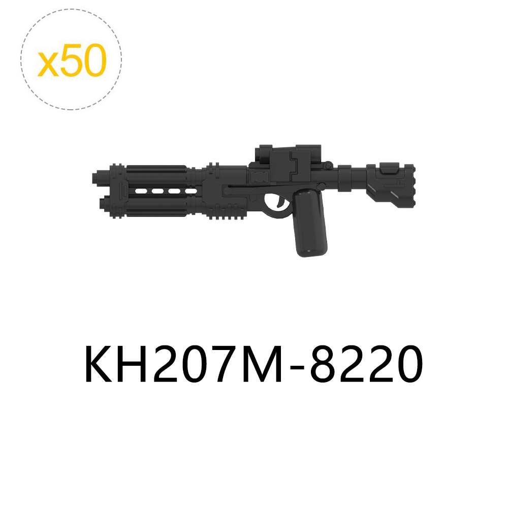 50pcs/lot Gun Pistol Space Soldiers Military War Weapon Compatible Figure Building Blocks Educational Toys For Children Boy Kid