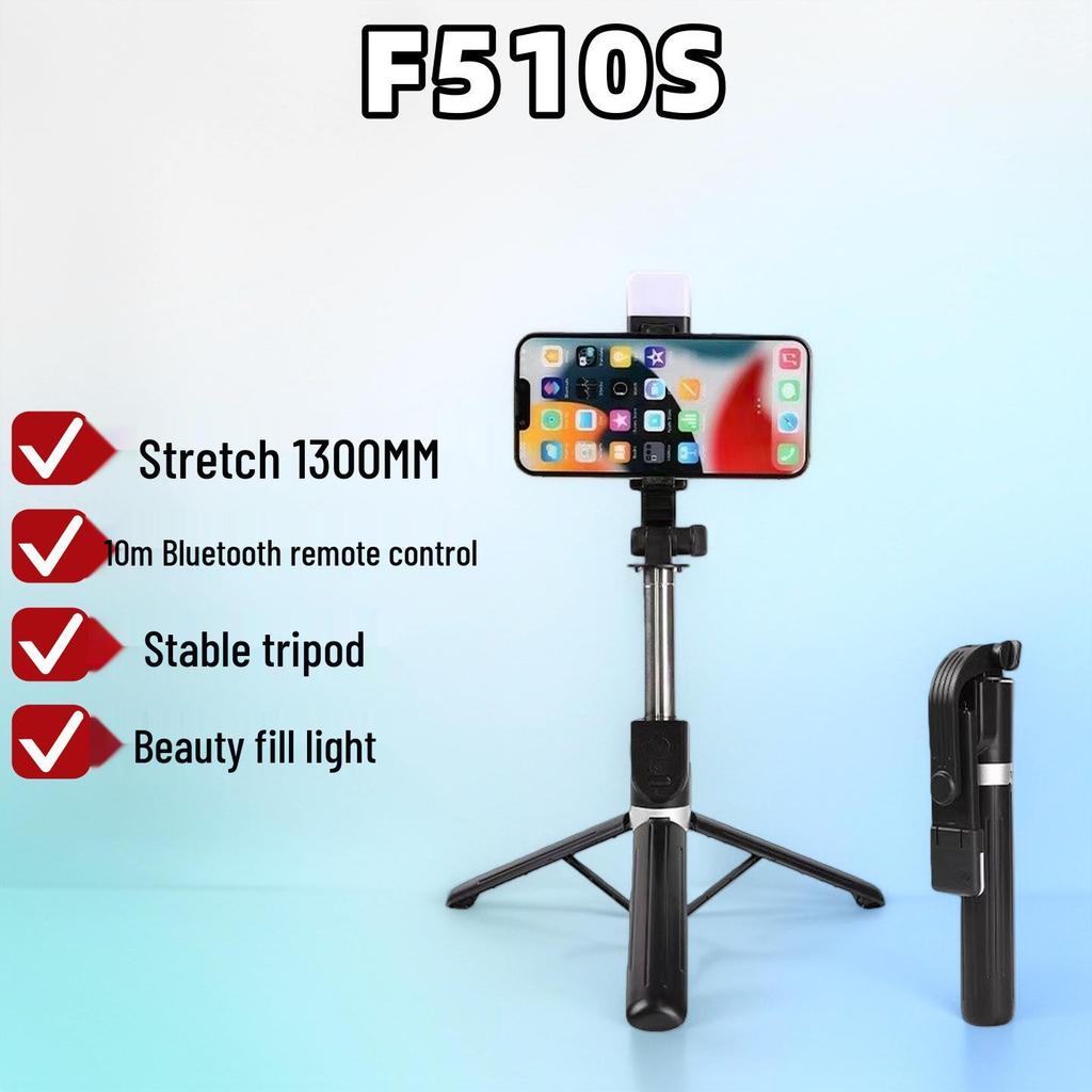 Bastão de Selfie Bluetooth Portátil Mais Vendido com Controle Remoto para TikTok, Tripé, Design Dobrável e Telescópico para Viagem