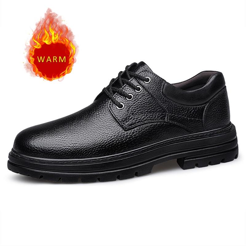 

High Quality Men s Genuine Leather Casual Shoes Wear-resistant Breathable Men s Business Shoes Oxford Shoes Big Size 34-50 50