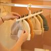 Hat Hanger 6 Clips Space-saving PP Strong Hold Baseball Cap Organizer