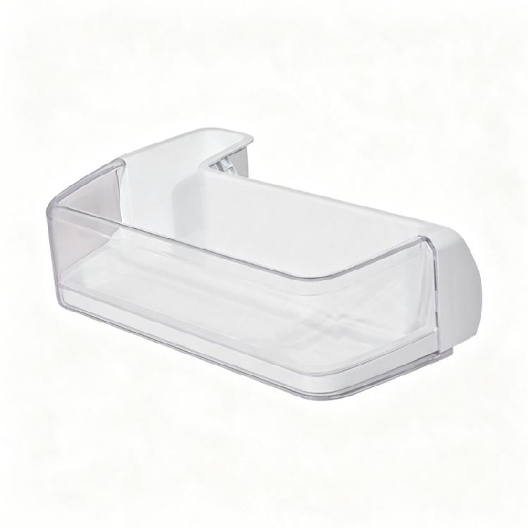 Plastic Fridge Door Bin Replacement DA97-11483A, 13.78 x 8.58 x 3.71 Inch Refrigerator Shelf Basket, Single Bin Included for Organization