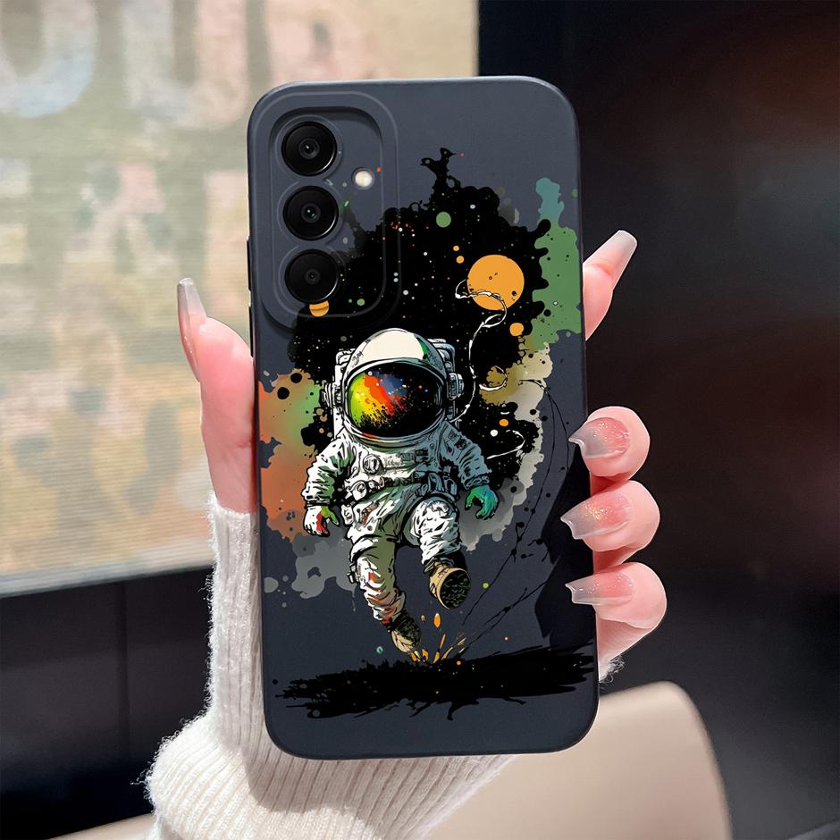 Custodia Per Samsung Galaxy A17 M17 4G 5G Gatto Cartone Animato Carino Copertura Protettiva Morbida in Silicone Per SamsungA17 M17 Fundas GalaxyM17 Coque