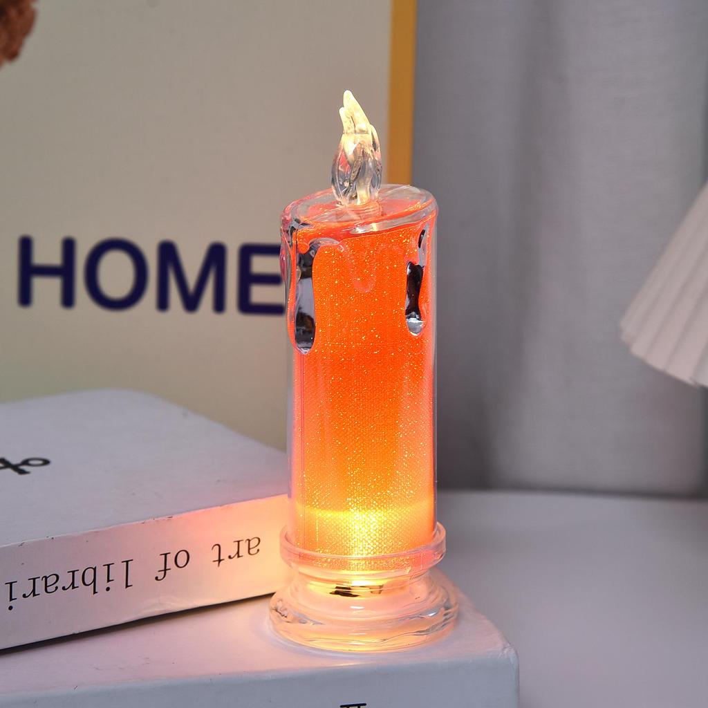 Teardrop Candle Light: Elegant Bedside & Restaurant Atmosphere Lamp